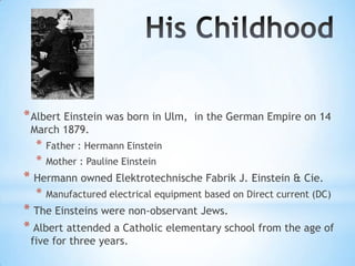 Albert einstein jan2012 final | PPTX