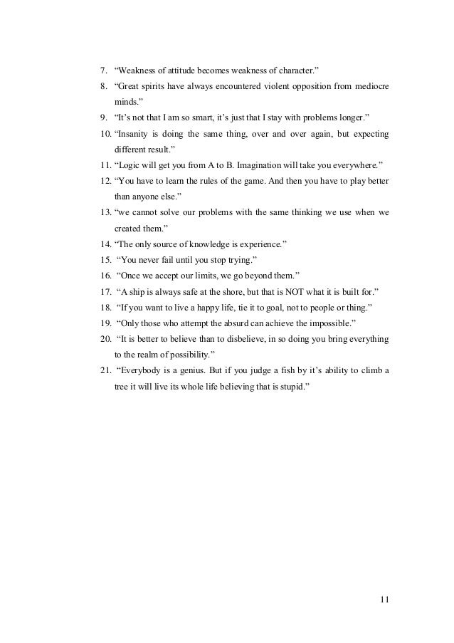 Albert einstein report