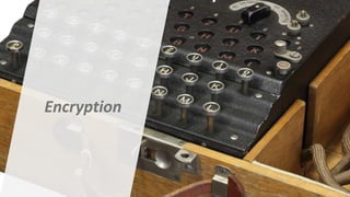 Encryption
 