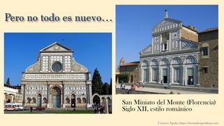 San Miniato del Monte (Florencia)
Siglo XII, estilo románico
Carmen Águila, https://hortushesperidum.com
 