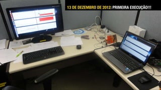 (c) Antonio Alberti, Inatel, 2014.
13 DE DEZEMBRO DE 2012: PRIMEIRA EXECUÇÃO!!!
 