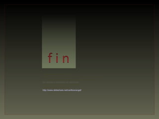 Imágenes extraídas de la red
Música: Masakazu Yoshizawa - Snow, del album Zen Garden
Concepto y montaje original cortesía de Carlos Rangel
Se agradece respetarlo sin alteración
Santiago de Querétaro, Mex. Jul.2010
carlitosrangel@hotmail.com
http://www.slideshare.net/carlitosrangel/
 