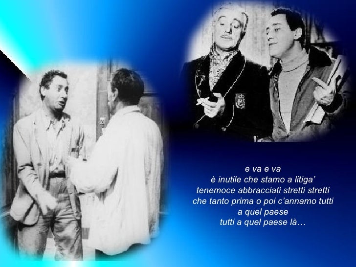 Alberto Sordi E Va E Va Testo