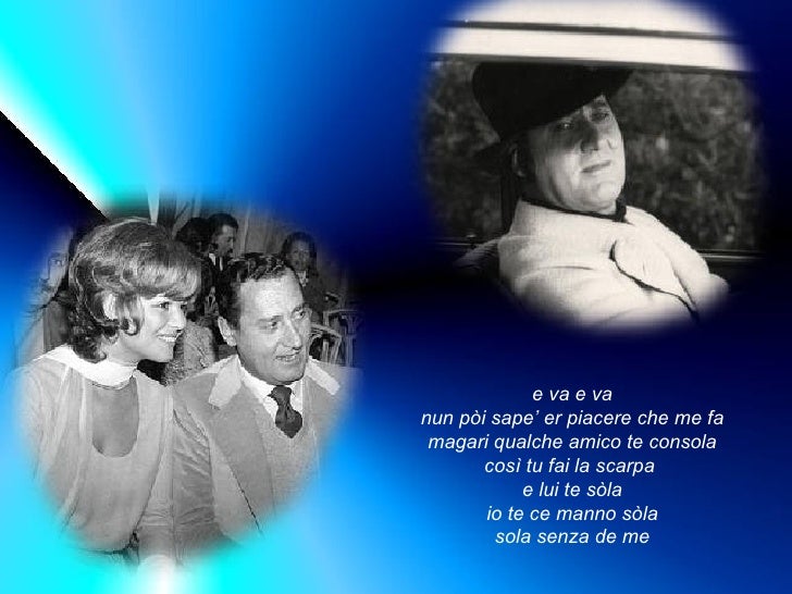 Alberto Sordi E Va E Va Testo