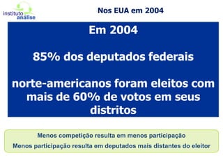 GB em 2010: a grande maioria do eleitorado votou em distritos certosFonte: Worst of Both Worlds: Why First Past the Post no longer works, Guy Lodge e Glenn Gottfried 