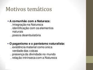 Motivos temáticos 
 