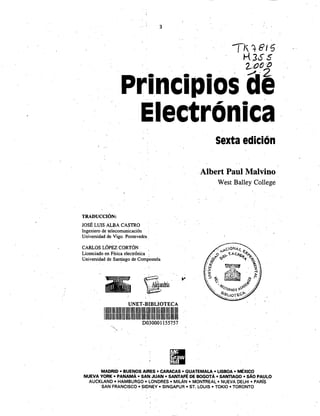 Albert paul malvino   principios de electrónica (vi ed)