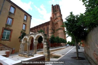 Vestiges du cloître de la collégiale Saint-Salvi.
 