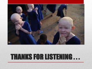 THANKS FOR LISTENING . . .
 