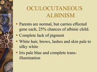 oculocutaneous albinism | PPT