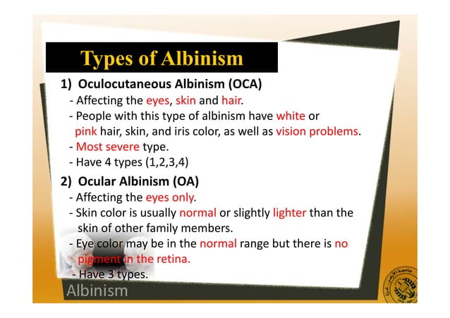 Albinism | PPT