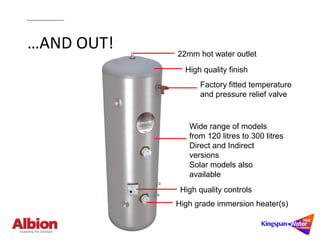 Albion Ultrasteel Hot Water Cylinders | Technical Guide | PPT