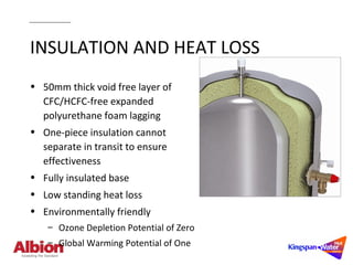 Albion Ultrasteel Hot Water Cylinders | Technical Guide | PPT