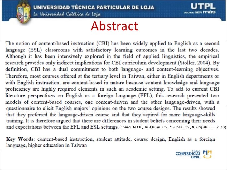 Educational research paper abstracts