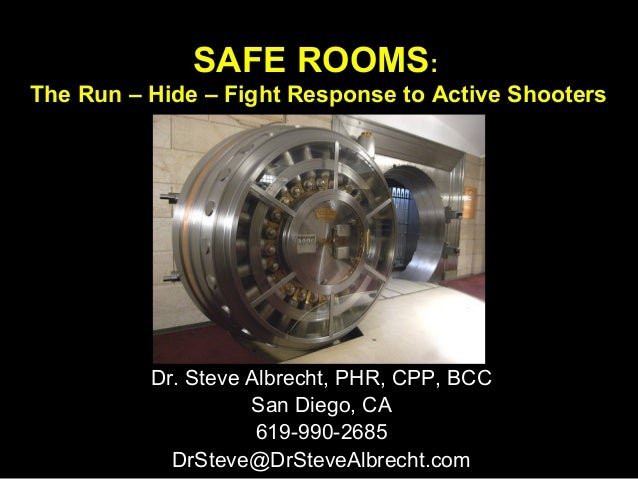 The Safe Room Response To Active Shooters In The Workplace