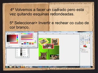 Recortamos coa ferramenta e Seleccionar> Invertir> Suprimir 