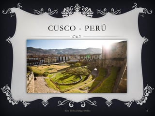 CUSCO - PERÚ
Tany Eloísa Zúñiga Arbildo 5
 