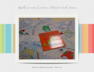 Retalhos da v!ita da esc#tora /ilu$radora Carla Antunes
Jardim de Infância de Queluz - Abril 2013
 