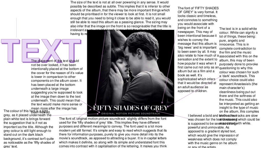 Album cover analysis