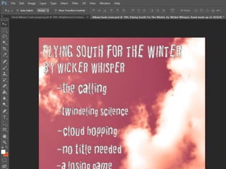 Album cover production