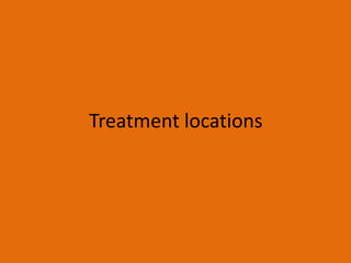 Treatmentslocationlocation alterationsfinal locationsInitial treatmentconceptsfinal conceptssongnarrative