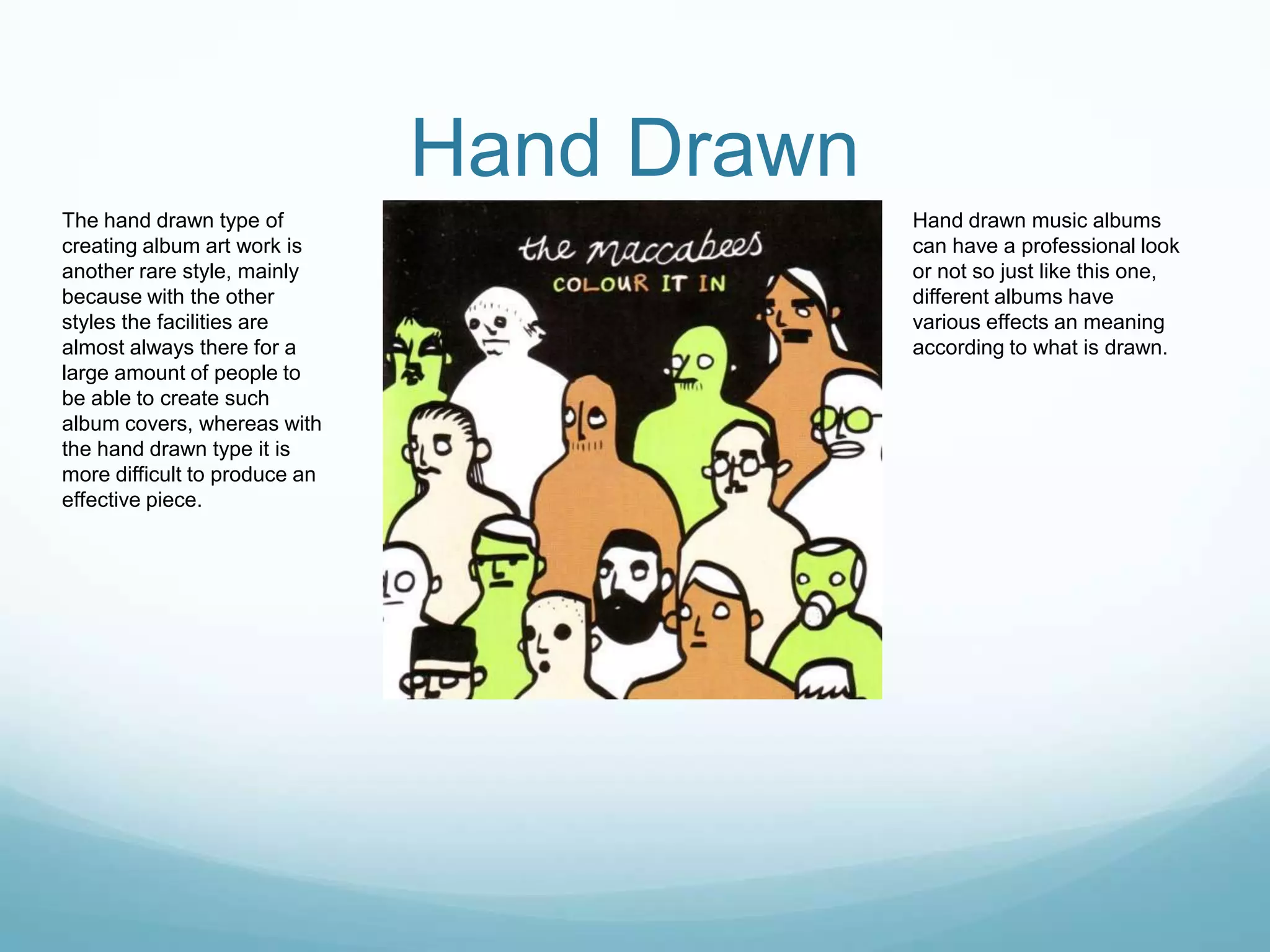 Types of Album covers PPT