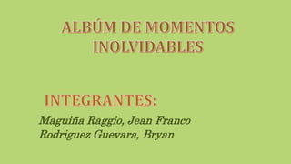 Maguiña Raggio, Jean Franco
Rodriguez Guevara, Bryan
 