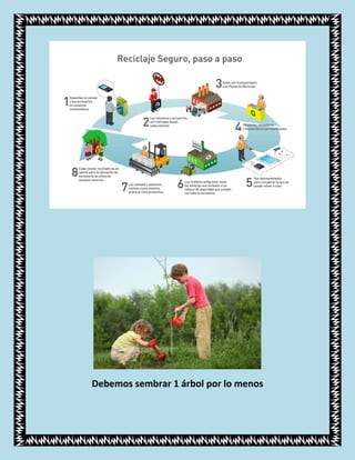 Debemos sembrar 1 árbol por lo menos
 