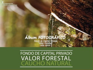 Álbum FOTOGRÁFICO
Fondo de Capital Privado
“Valor Forestal”
Julio 2014
 