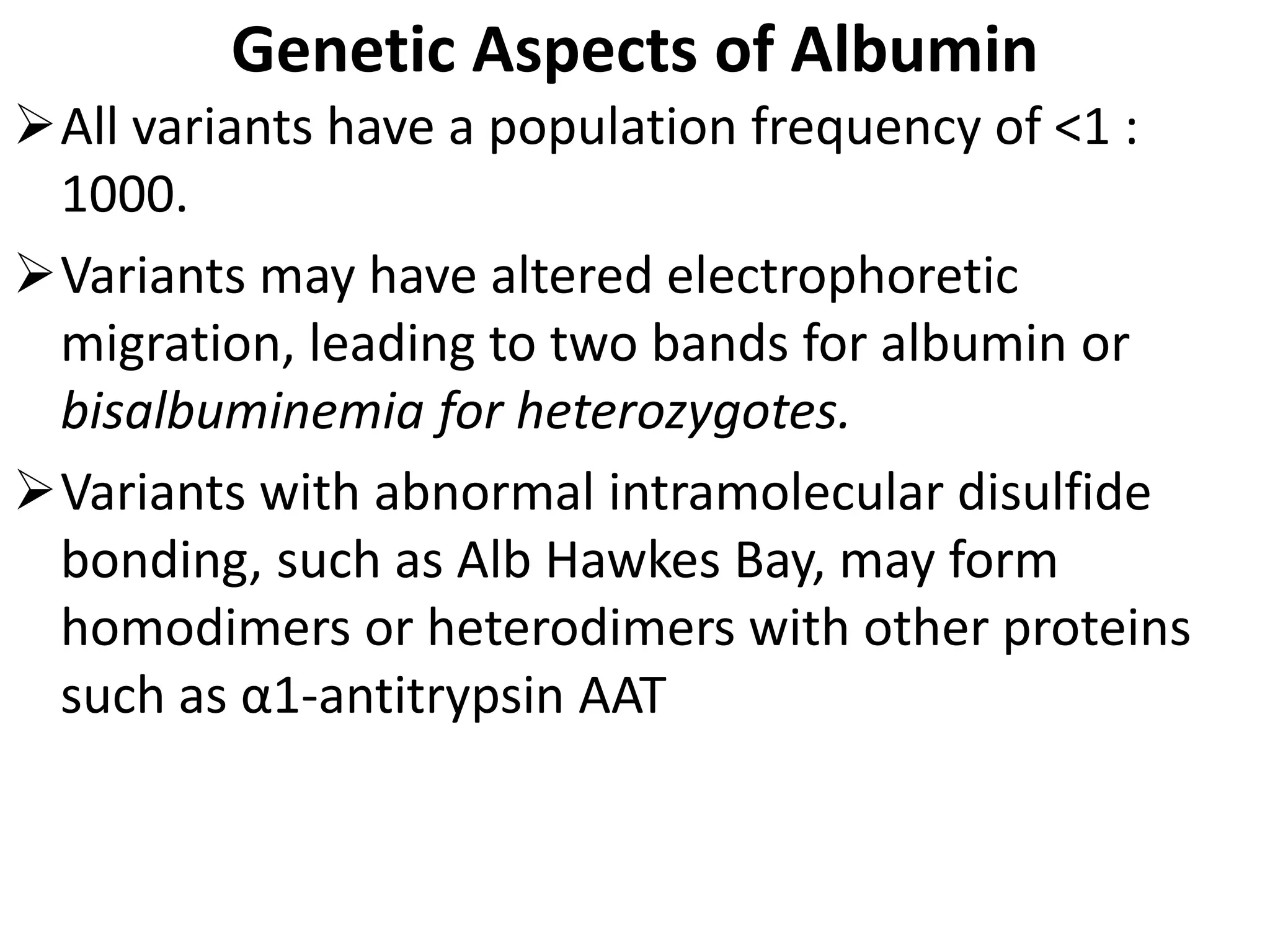 Albumin | PPTX