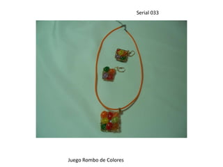 Serial 033Juego Rombo de Colores 