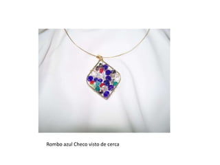 Rombo azul Checo visto de cerca