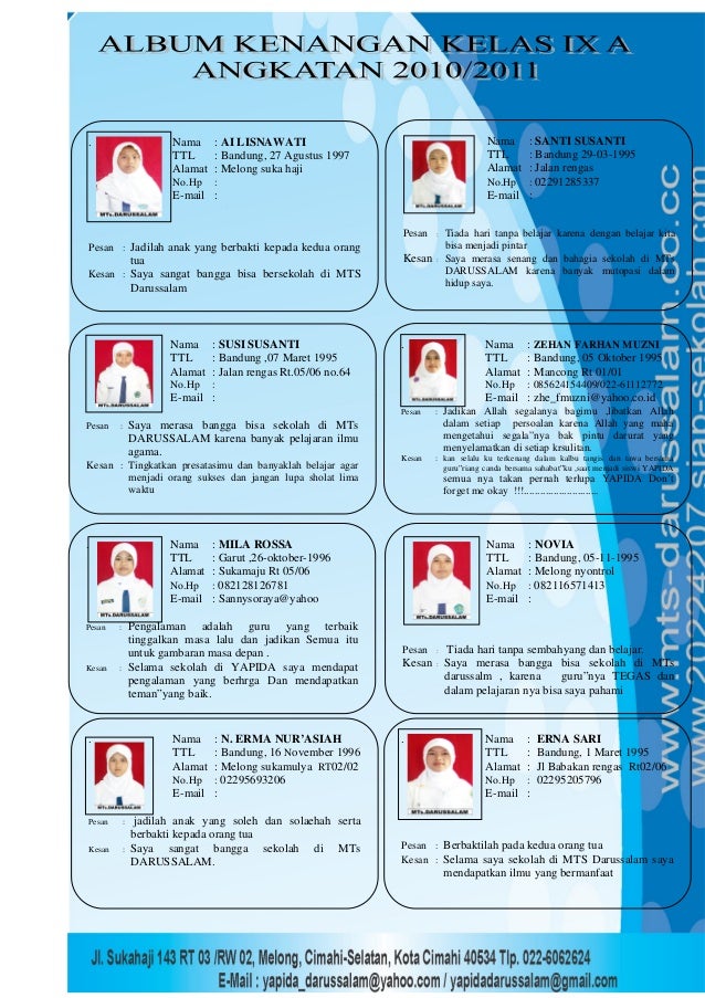 Contoh Pesan Dan Kesan Untuk Kampus – Dalam