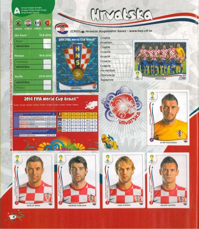 Panini 67 Eduardo Kroatien FIFA WM 2014 Brasilien