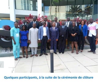 1
/
,.
I
Quelques participants, à la suite de la cérémonie de clôture
 