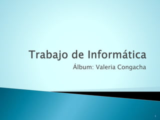 Álbum: Valeria Congacha
1
 