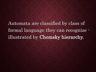 Introduction to Automata Languages and Computation | PPTX