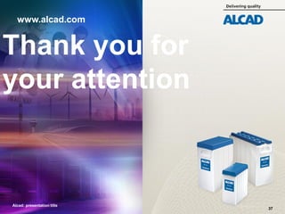 battery sizing calc and sizing of alcad. | PDF