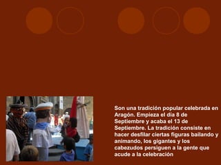 Es el patrón de la comunidad de
Aragón y el día 23 de Abril se
celebra el día de la comunidad
que, además, es festivo. El ...