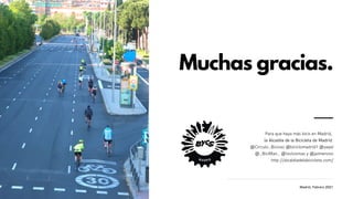 Alcaldía de la Bicicleta en Madrid