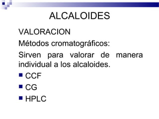 Alcaloides
