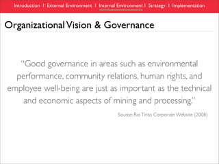 RioTinto Alcan, Aluminum Industry Analysis & Case Study presentation