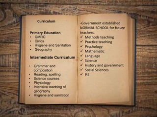ALCANTARA_HISTORICAL BACKGROUND OF CURRICULUM IN THE PHILIPPINES | PPTX