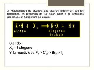 Halogenacion Alcanos | PPT