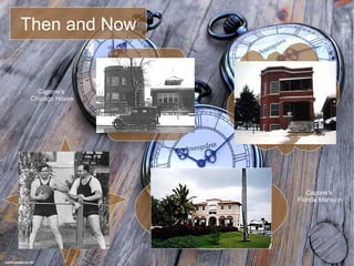 Then and Now Capone's  Chicago House Capone's  Florida Mansion 