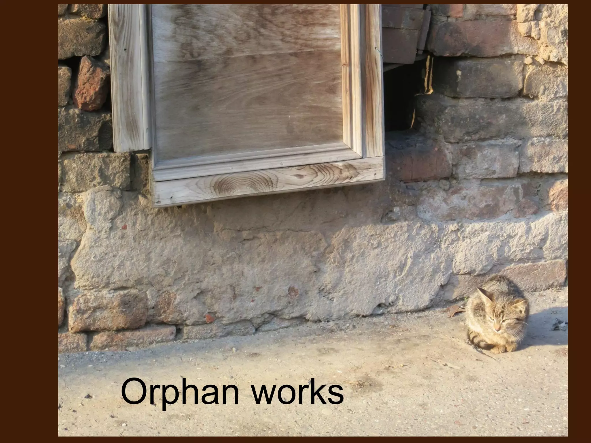 Orphan works
 