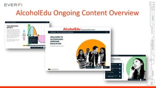 AlcoholEdu Ongoing Content Overview
 