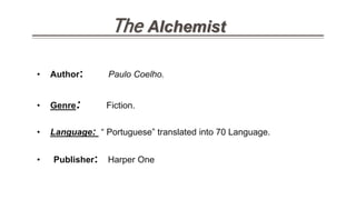 Alchemist eng presentation | PPTX