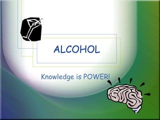 ALCOHOL Knowledge is POWER! 