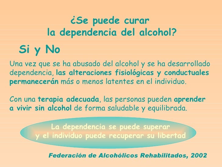 El tratamiento del alcoholismo crónico por los medios medicinales